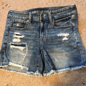 Woman’s denim shorts